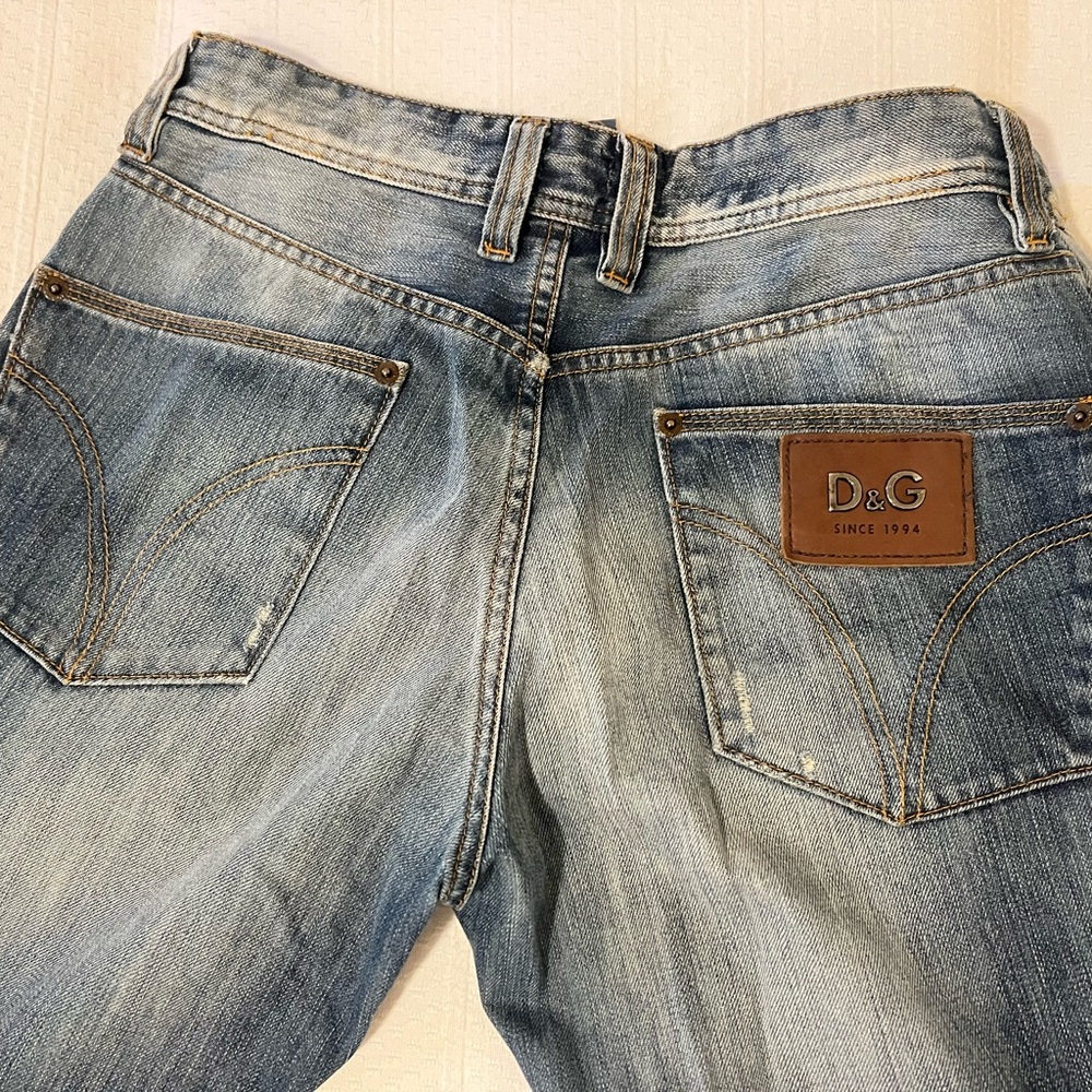 D&G Men's Light Blue Denim Jeans
